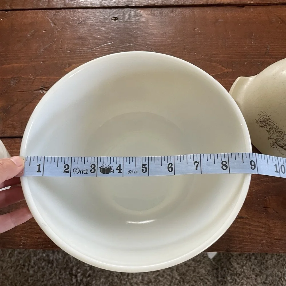 Pyrex Vintage Forest Fancies Mushroom Cinderella Nesting Mixing Bowls, Set of 2